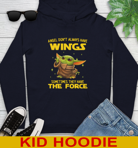Baby Yoda Angel Don't Always Have Wings They Have The Force Shirt 130
