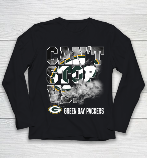 NFL Green Bay Packers Can't Stop Vs Youth Long Sleeve