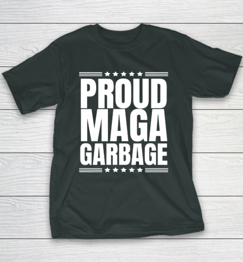 Proud MAGA Garbage Trump Supporter Youth T-Shirt 3