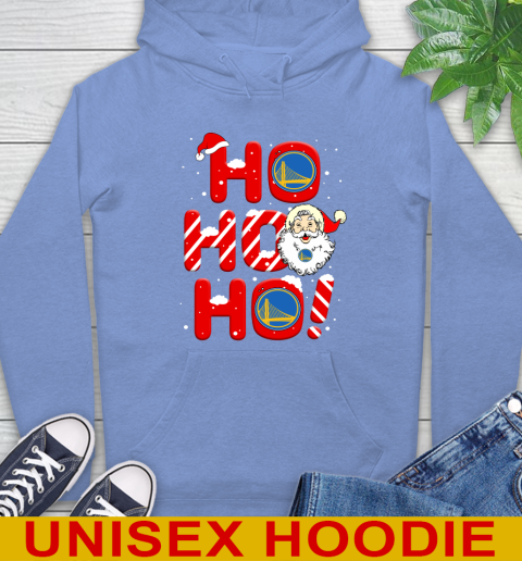 Golden State Warriors NBA Basketball Ho Ho Ho Santa Claus Merry Christmas Shirt Hoodie 11