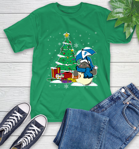 Detroit Lions NFL Football Cute Tonari No Totoro Christmas Sports T-Shirt 7