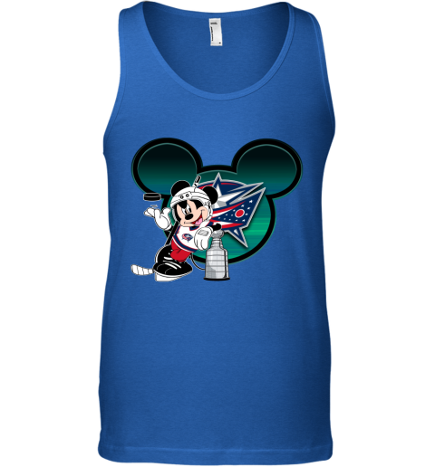 NHL Columbus Blue Jackets Stanley Cup Mickey Mouse Disney Hockey T