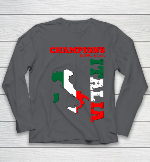 Italy Champions Euro 2020 played in 2021 Youth Long Sleeve 6