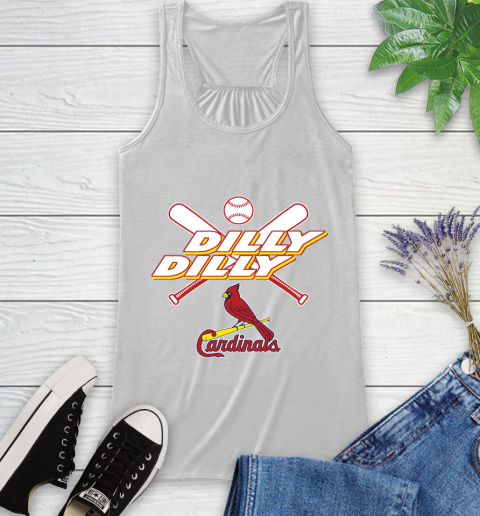 MLB St.Louis Cardinals Dilly Dilly Baseball Sports Racerback Tank