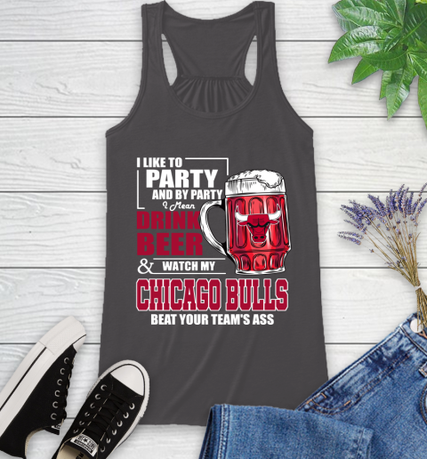NBA Drink Beer and Watch My Chicago Bulls Beat Your Team's Ass Basketball Racerback Tank 11