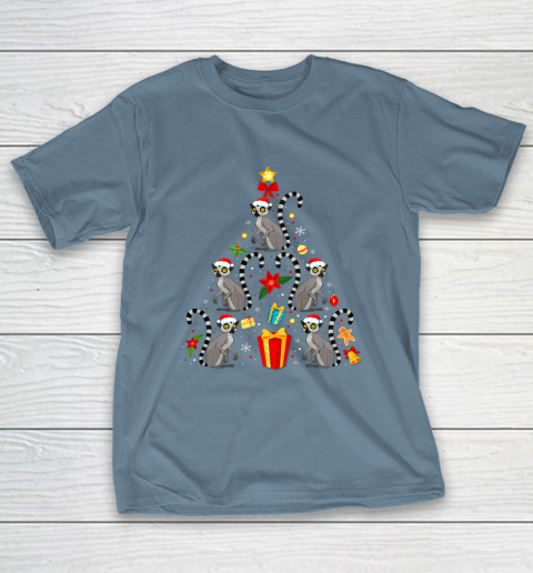 Lemur Christmas Ornament Tree Funny Gift T-Shirt 6