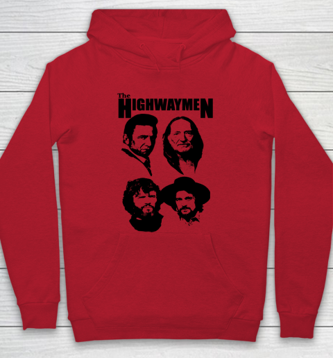 Willie Nelson Johnny Cash Outlaw Country Super Group The Highwaymen Hoodie 6