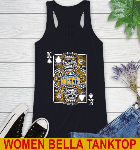 Denver Nuggets NBA Basketball The King Of Spades Death Cards Shirt Racerback Tank 8