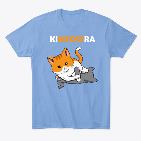 bkv6 jiu jitsu kimura kimeowra cats classic t shirt 2 front carolina blue