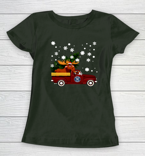 New York Yankees Bring Christmas Home MLB Women's T-Shirt 4