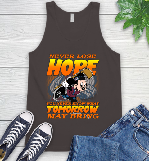Colorado Avalanche NHL Hockey ootball Mickey Disney Never Lose Hope Tank Top 6