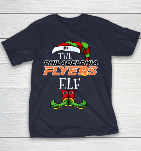 Philadelphia Flyers Christmas ELF Funny NHL Youth T-Shirt 2