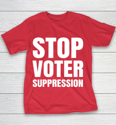 Black Voters Matter Protect The Vote Stop Voter Suppression Youth T-Shirt 7