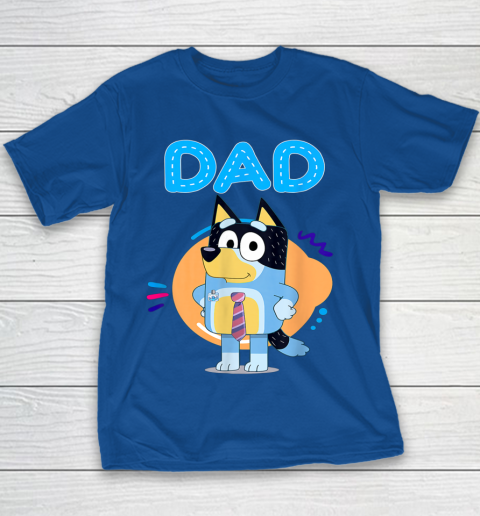 Family Blueys Love Dad Love Mom Blueys Love Mom Youth T-Shirt 6