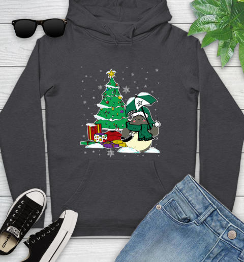 Dallas Stars NHL Hockey Cute Tonari No Totoro Christmas Sports Youth Hoodie 8