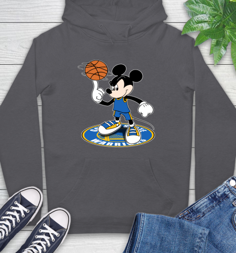 NBA Basketball Golden State Warriors Cheerful Mickey Disney Shirt Hoodie 7