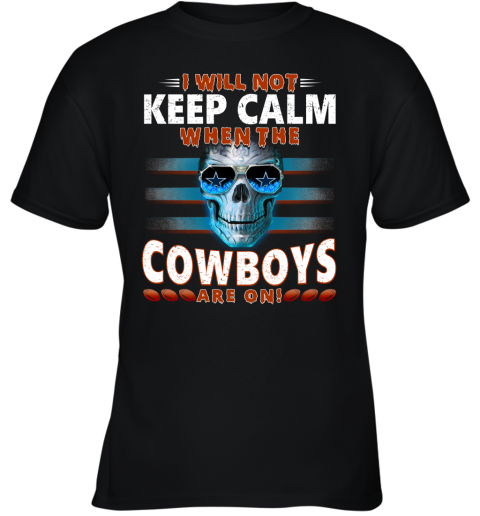 Men's Camo Skull Custom Name Dallas Cowboys Black T Shirt - Dallas