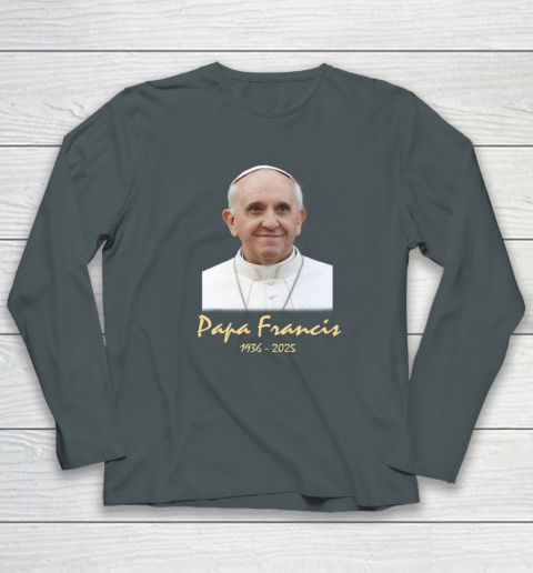 Rip Papa Pope Francis 2036  2025 Long Sleeve T-Shirt 3
