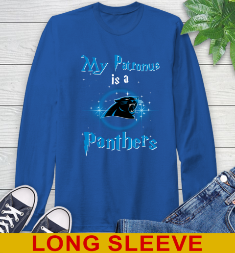 Carolina panthers long top sleeve tee shirt