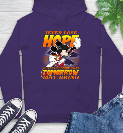 Atlanta Falcons NFL Football Mickey Disney Never Lose Hope (1) Hoodie 5