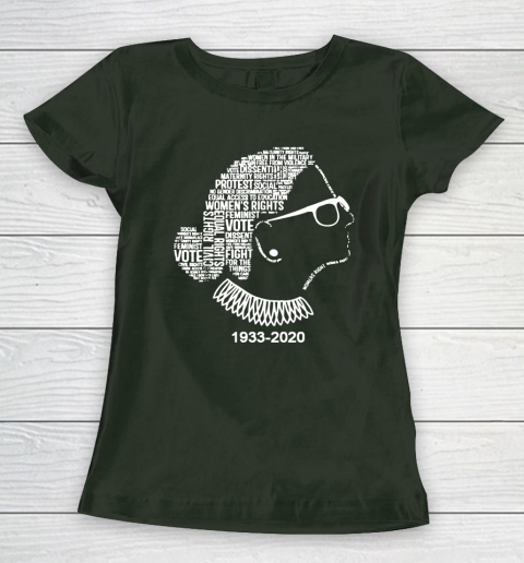 Notorious RBG 1933  2020 Shirt Ruth Bader Ginsburg RIP Women's T-Shirt 4