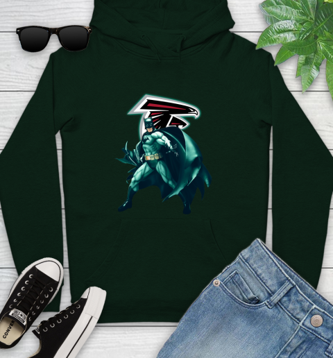 NFL Batman Football Sports Atlanta Falcons Youth Hoodie 13