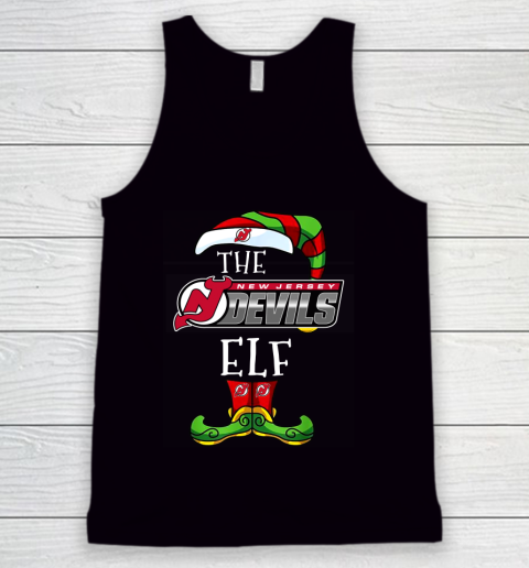 New Jersey Devils Christmas ELF Funny NHL Tank Top