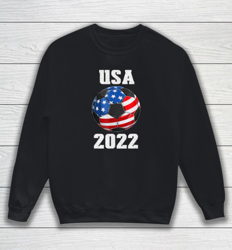 USA Flag Jersey USA American Soccer Team 2022 Football Sweatshirt