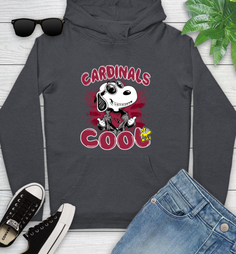 NFL Football Arizona Cardinals Cool Snoopy Shirt Youth Hoodie 8