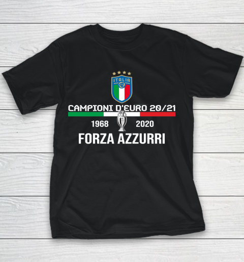 Italy Jersey Soccer Football 2021 Italian Italia Euro Youth T-Shirt