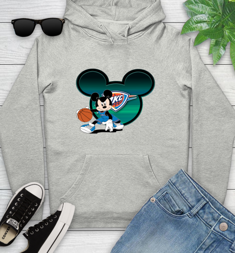 NBA Oklahoma City Thunder Mickey Mouse Disney Basketball Youth Hoodie