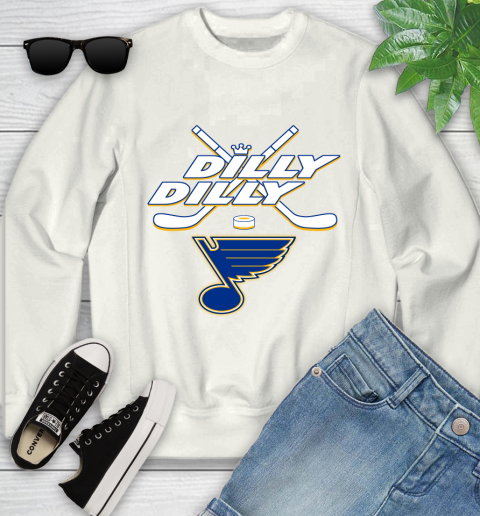 NHL St.Louis Blues Dilly Dilly Hockey Sports Youth Sweatshirt
