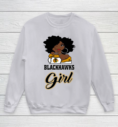 Chicago Blackhawks Girl NHL Youth Sweatshirt 4