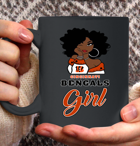 Cincinnati Bengals Girl NFL Ceramic Mug 11oz