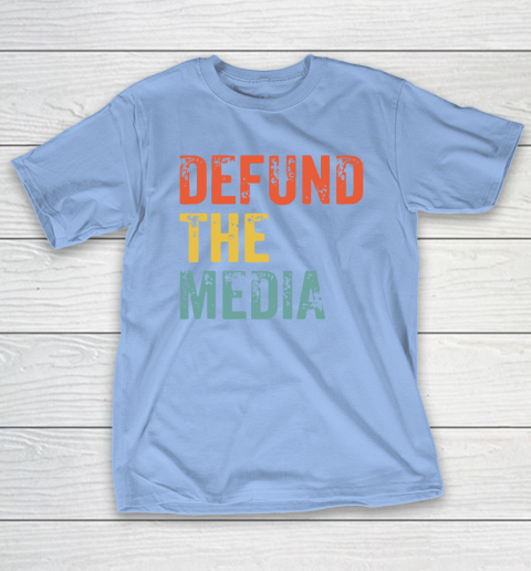Defund The Media Retro Vintage T-Shirt 11