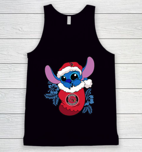 Arizona Cardinals Christmas Stitch In The Sock Funny Disney NFL Tank Top