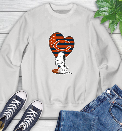 Chicago Bears NFL Football The Peanuts Movie Adorable Snoopy Sweatshirt