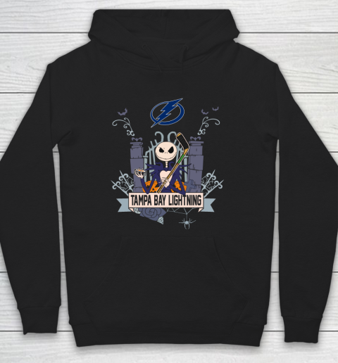 NHL Tampa Bay Lightning Hockey Jack Skellington Halloween Hoodie