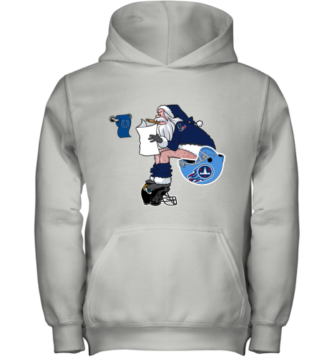Santa Claus Houston Texans Shit On Other Teams Christmas Youth Hoodie