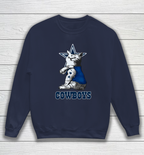 NFL Football My Cat Loves Dallas Cowboys Sweatshirt 2