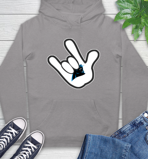 Carolina Panthers NFL Football Mickey Rock Hand Disney Hoodie 6