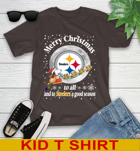 Pittsburgh Steelers Merry Christmas To All And To Steelers A Good Season NFL Football Sports Youth T-Shirt 6