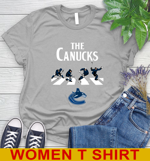 NHL Hockey Vancouver Canucks The Beatles Rock Band Shirt Women's T-Shirt 5