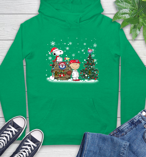 MLB Washington Nationals Snoopy Charlie Brown Christmas Baseball Commissioner's Trophy Hoodie 8