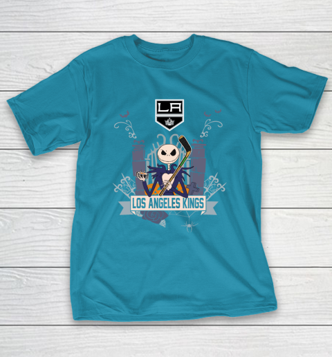 NHL Los Angeles Kings Hockey Jack Skellington Halloween T-Shirt 7