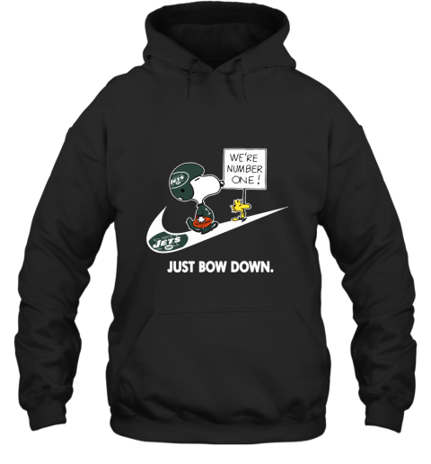 New York Jets Are Number One – Just Bow Down Snoopy Hoodie