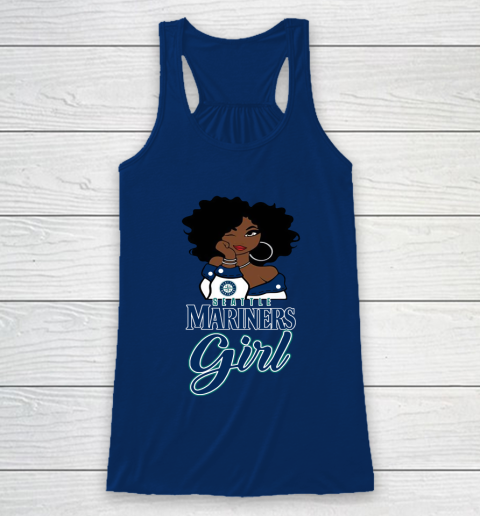 Seattle Marinerss Girl MLB Racerback Tank 7