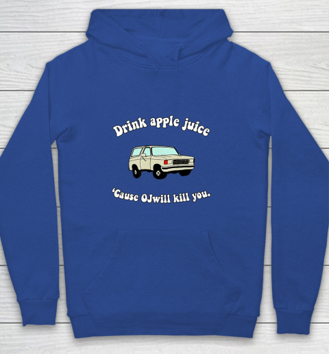 Drink Apple Juice Funny Youth Hoodie 6