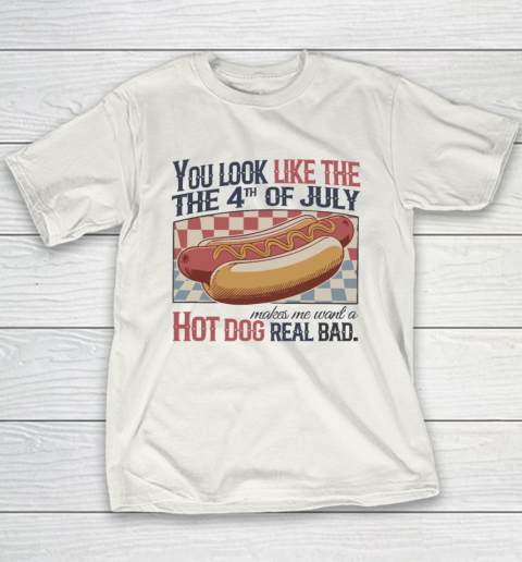 You Look Like The 4th Of July Hot Dog Youth T-Shirt