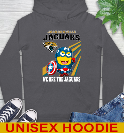 NFL Football Jacksonville Jaguars Captain America Marvel Avengers Minion Shirt Hoodie 7